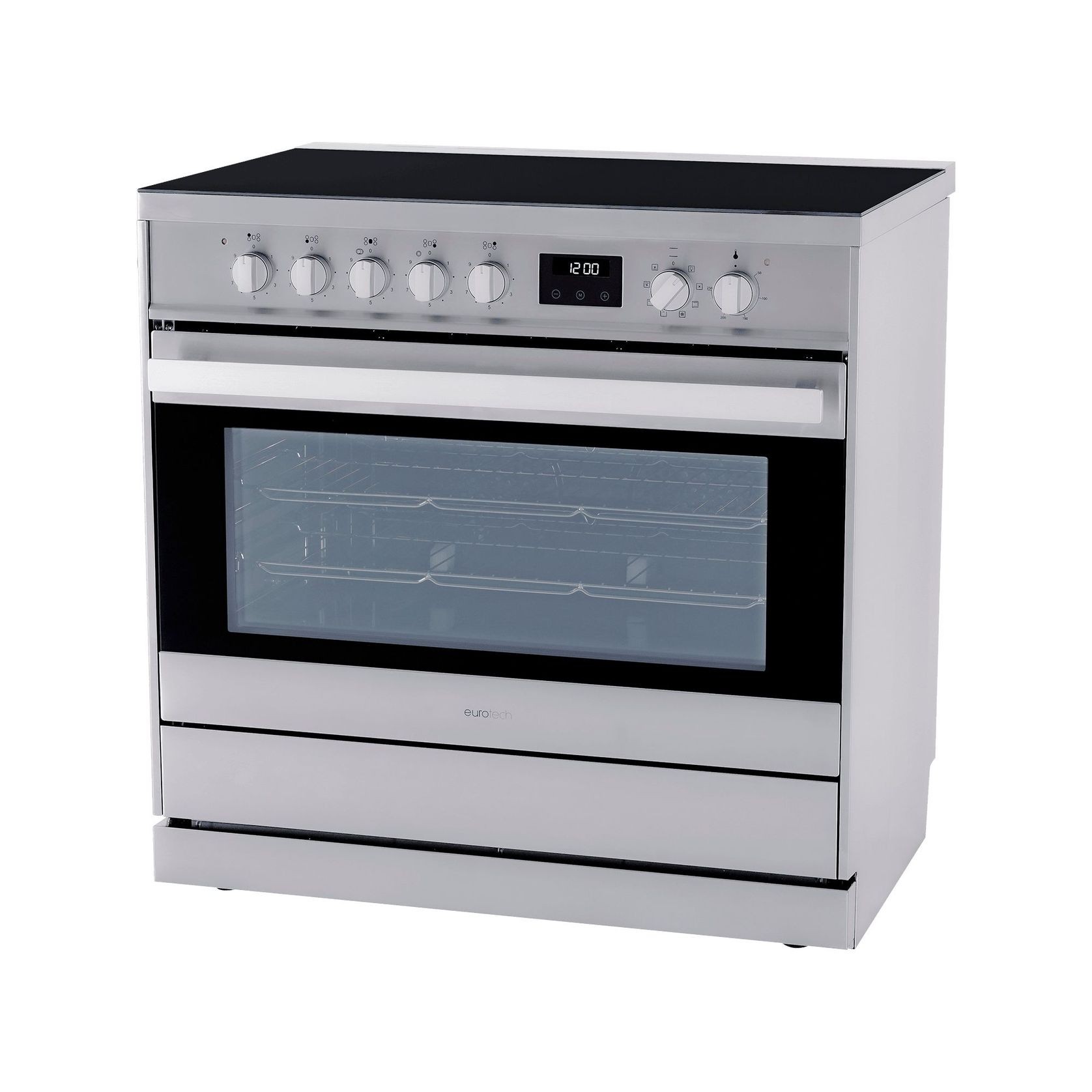 Eurotech 90cm Electric Freestanding Cooker Stainless ArchiPro NZ
