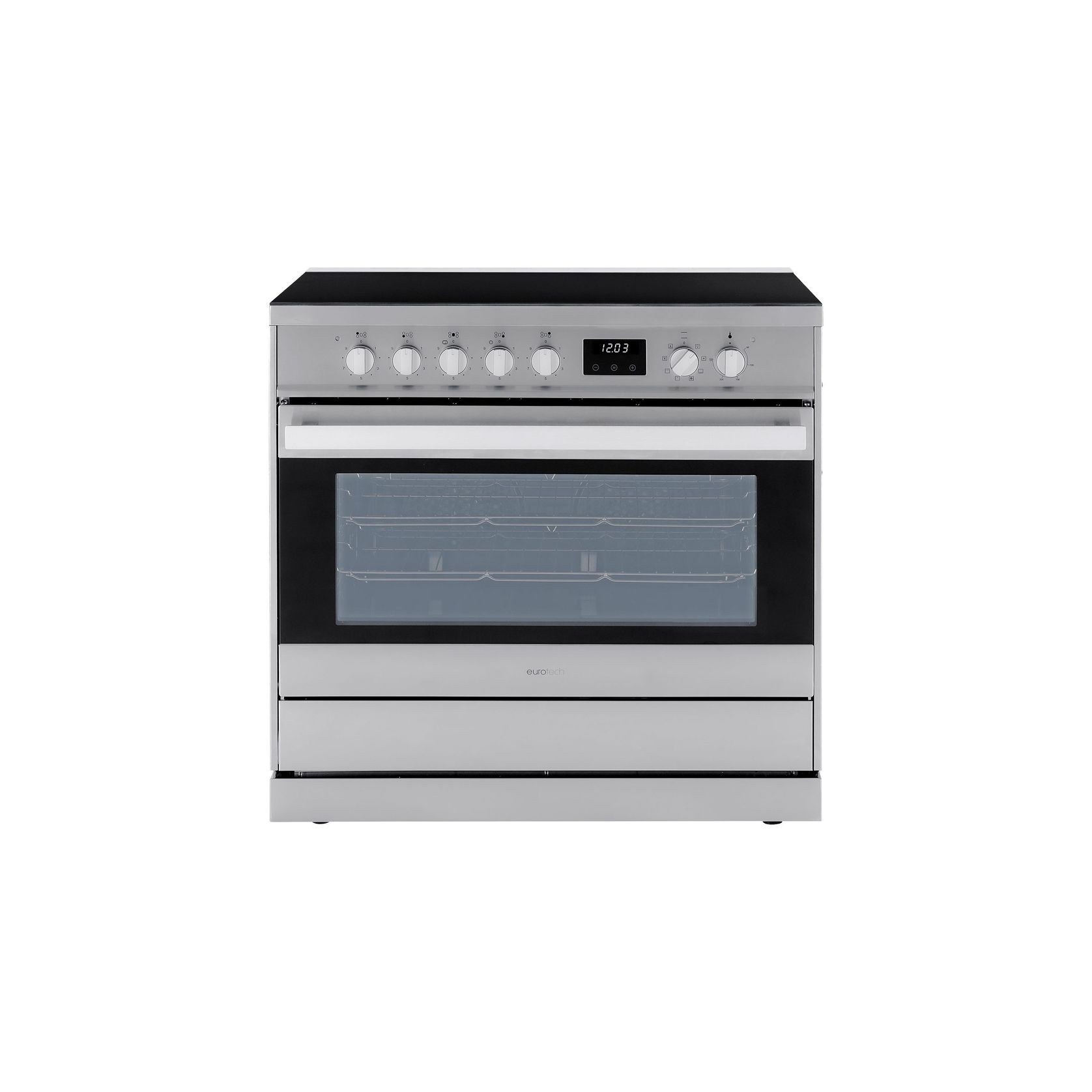 Eurotech 90cm Electric Freestanding Cooker Stainless ArchiPro NZ