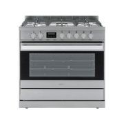 Eurotech 90cm Dual Fuel Freestanding Cooker - Stainless gallery detail image