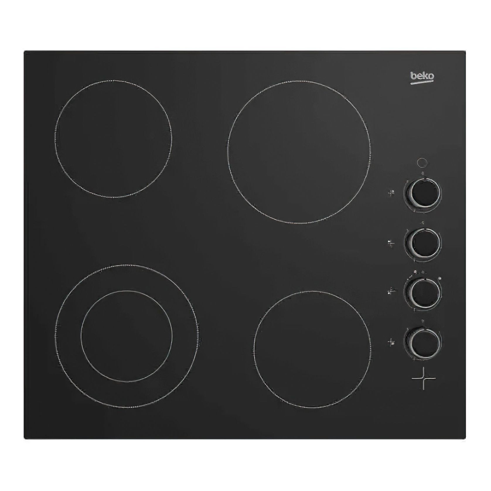 Beko 60cm 4 Zone Ceramic Cooktop gallery detail image