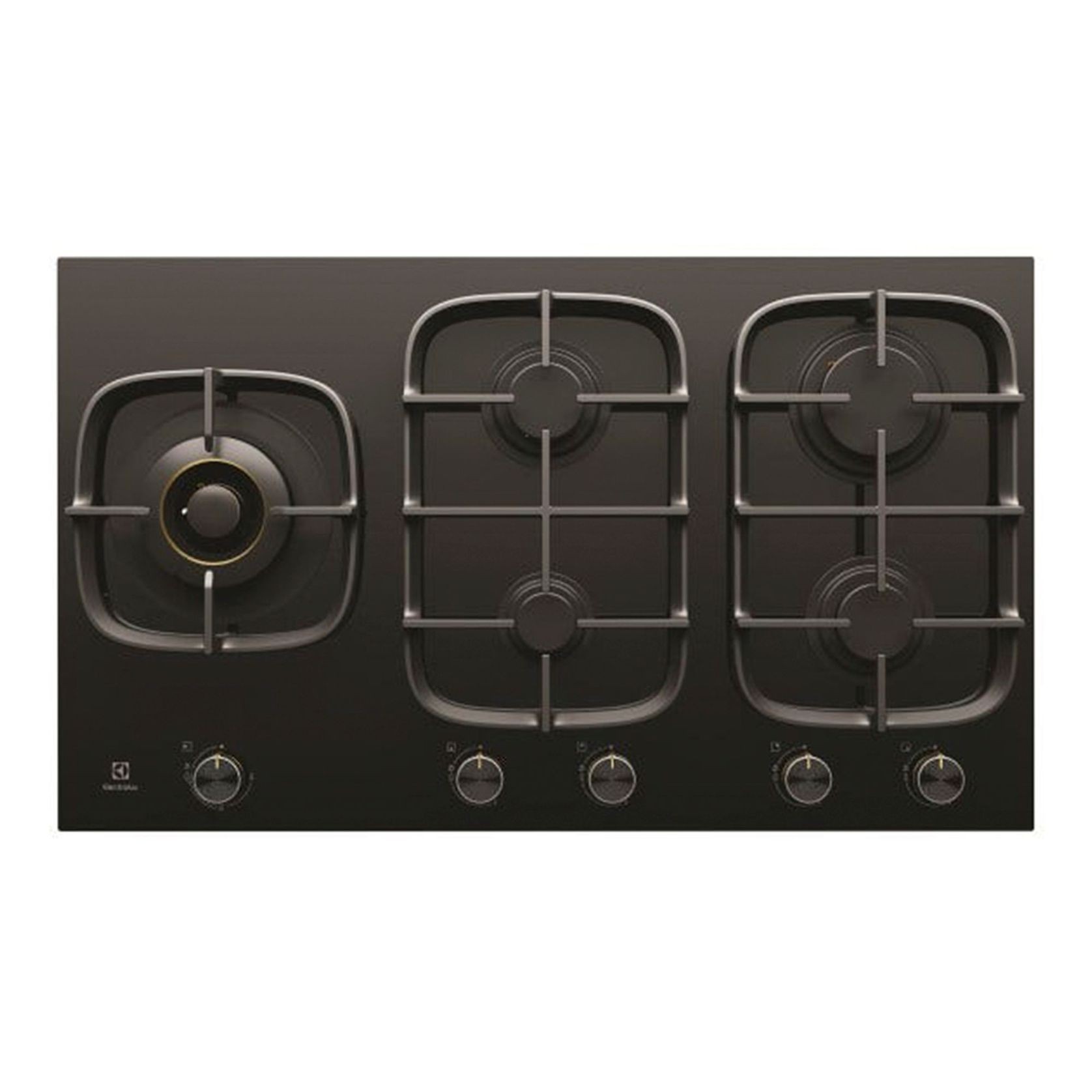 Electrolux UltimateHome 900 90cm Gas Cooktop - Black Glass gallery detail image