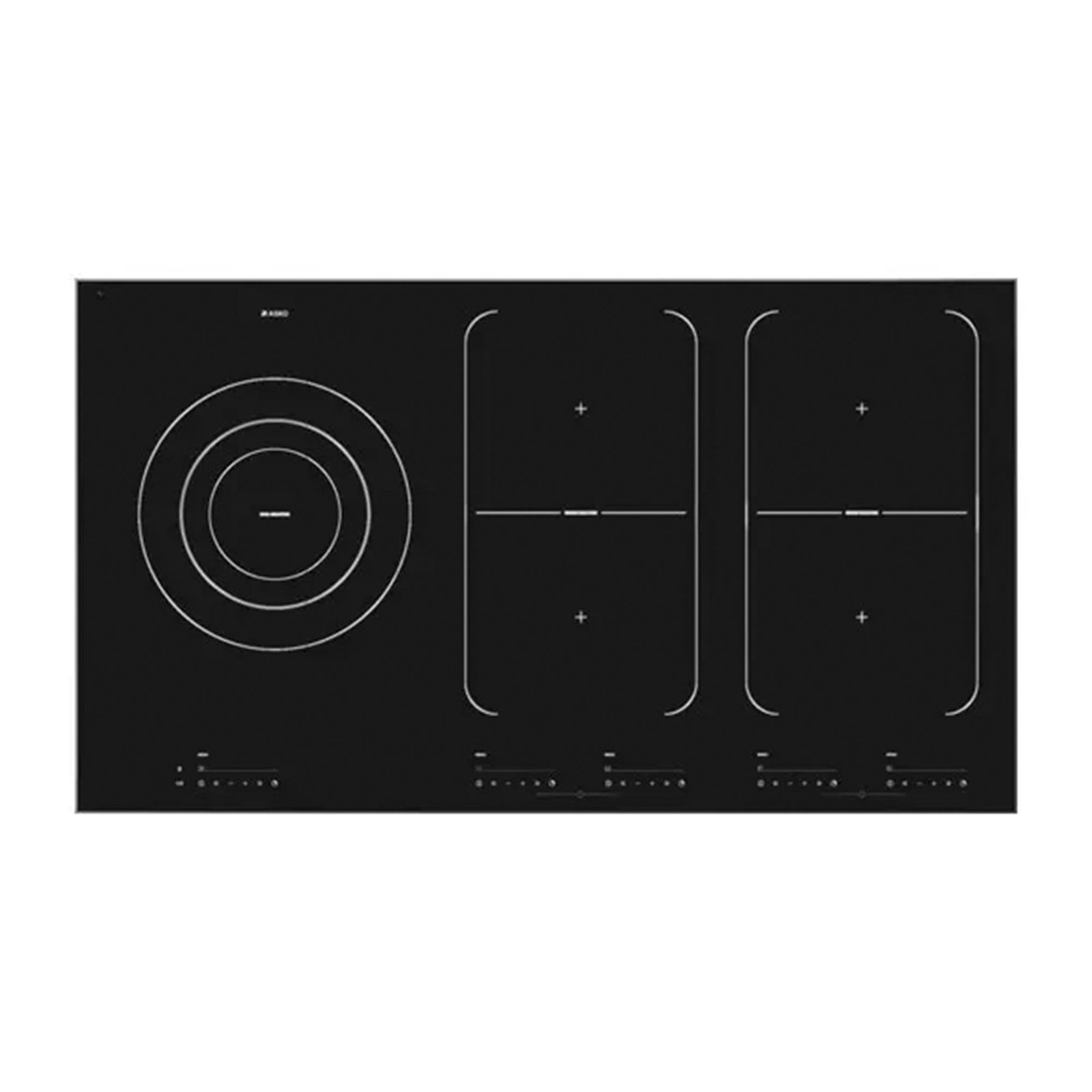 ASKO Pro Series 90cm Black Ceramic Glass Induction Cooktop gallery detail image