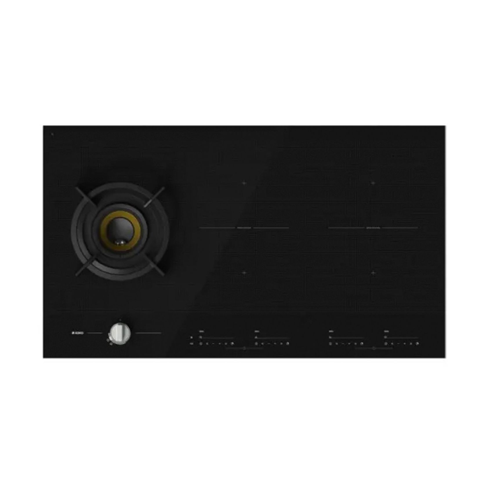 ASKO Pro Series Duo Fusion 90cm 5 Zone Induction Cooktop - Black gallery detail image