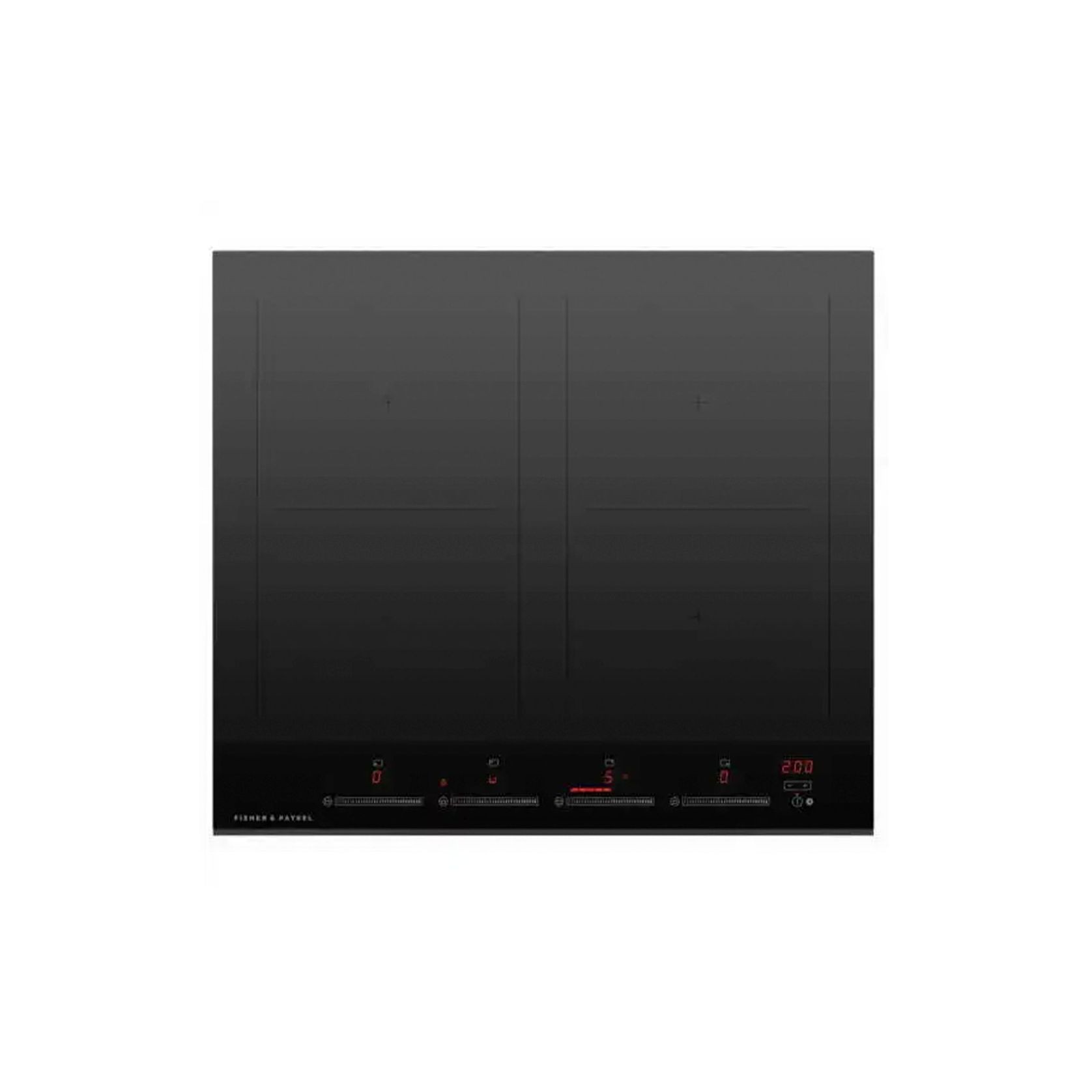 Fisher & Paykel 4 Zone Induction Cooktop - Black Glass gallery detail image