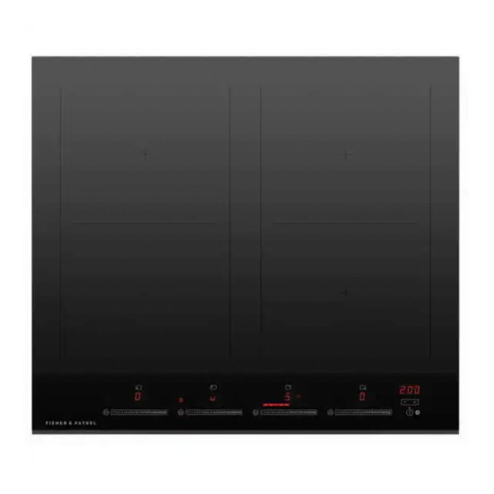 Fisher & Paykel 4 Zone Induction Cooktop - Black Glass gallery detail image