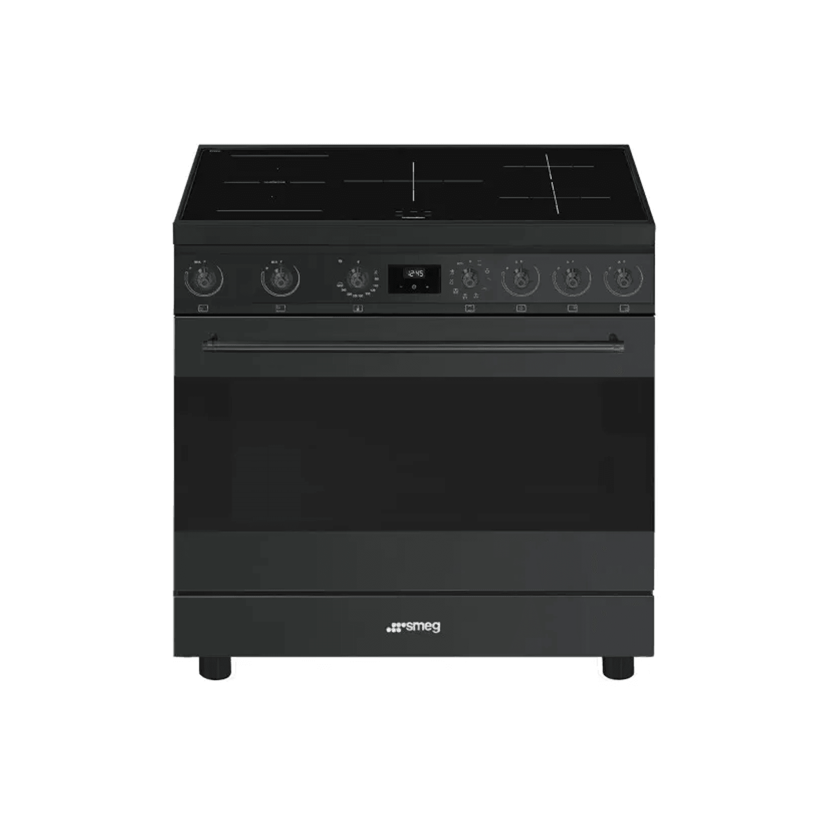 90cm Classic Freestanding Cooker - Black gallery detail image