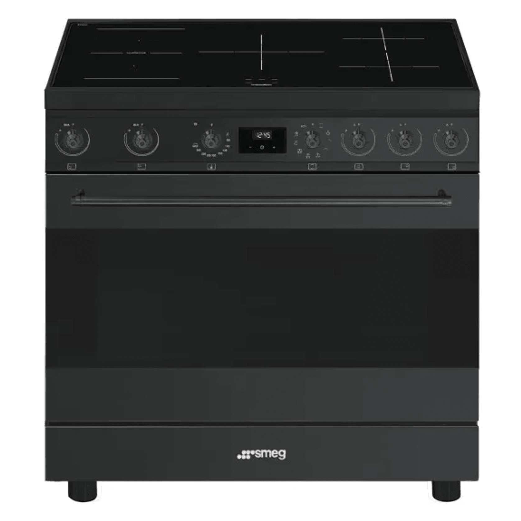 90cm Classic Freestanding Cooker - Black gallery detail image