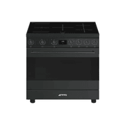 90cm Classic Freestanding Cooker - Black gallery detail image