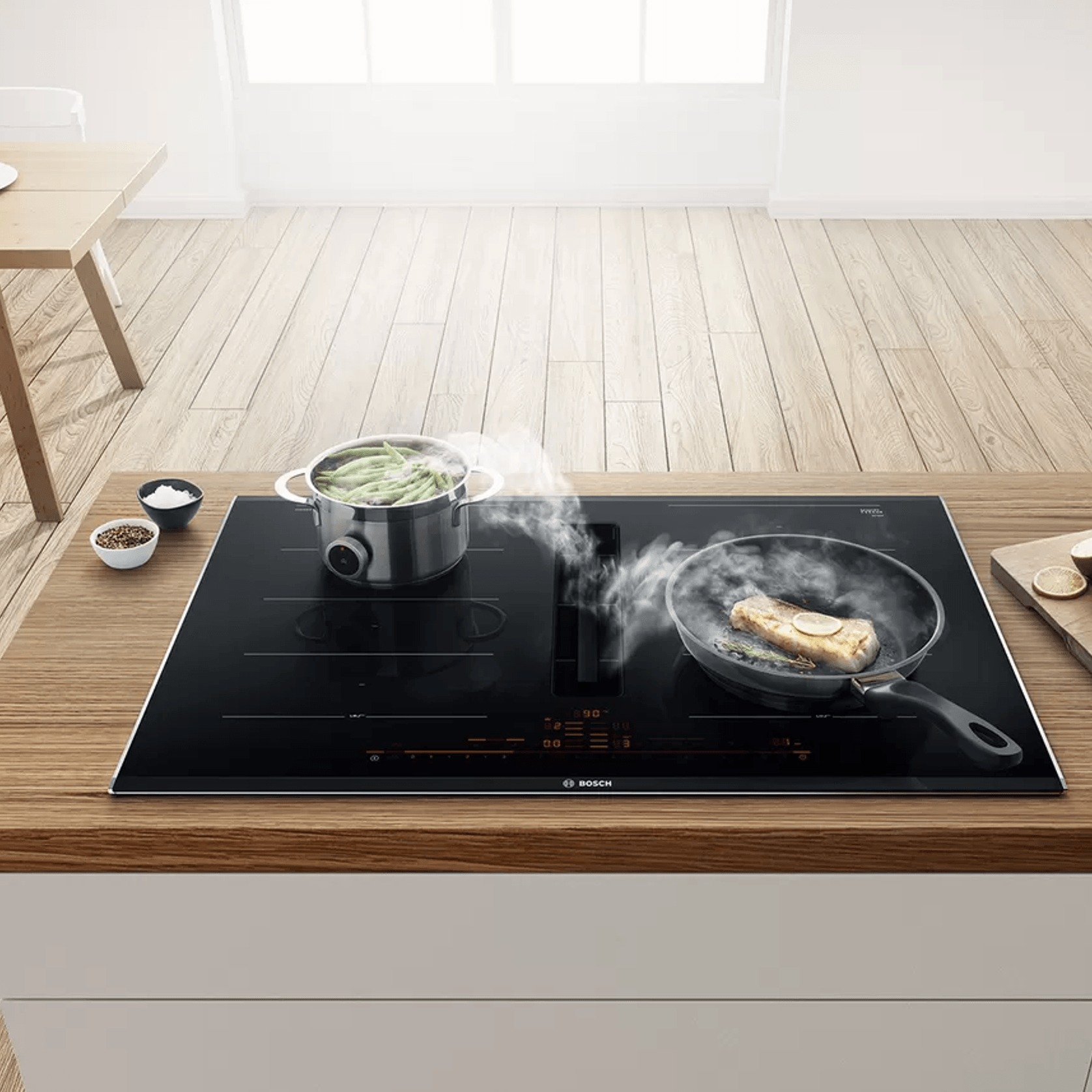 Bosch Serie 8 Induction Cooktop 80cm With Ventilation ArchiPro NZ