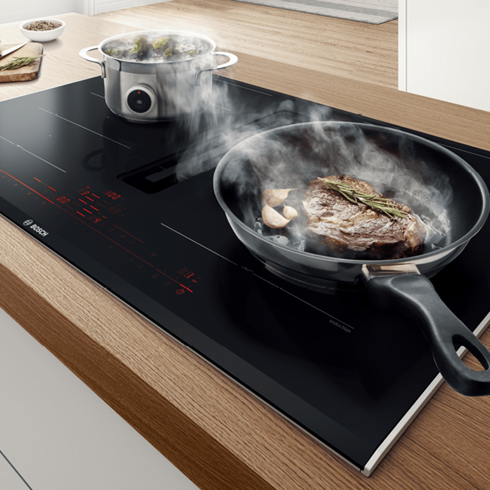 BOSCH Series 8 Induction Cooktop 80cm With Ventilation ArchiPro NZ