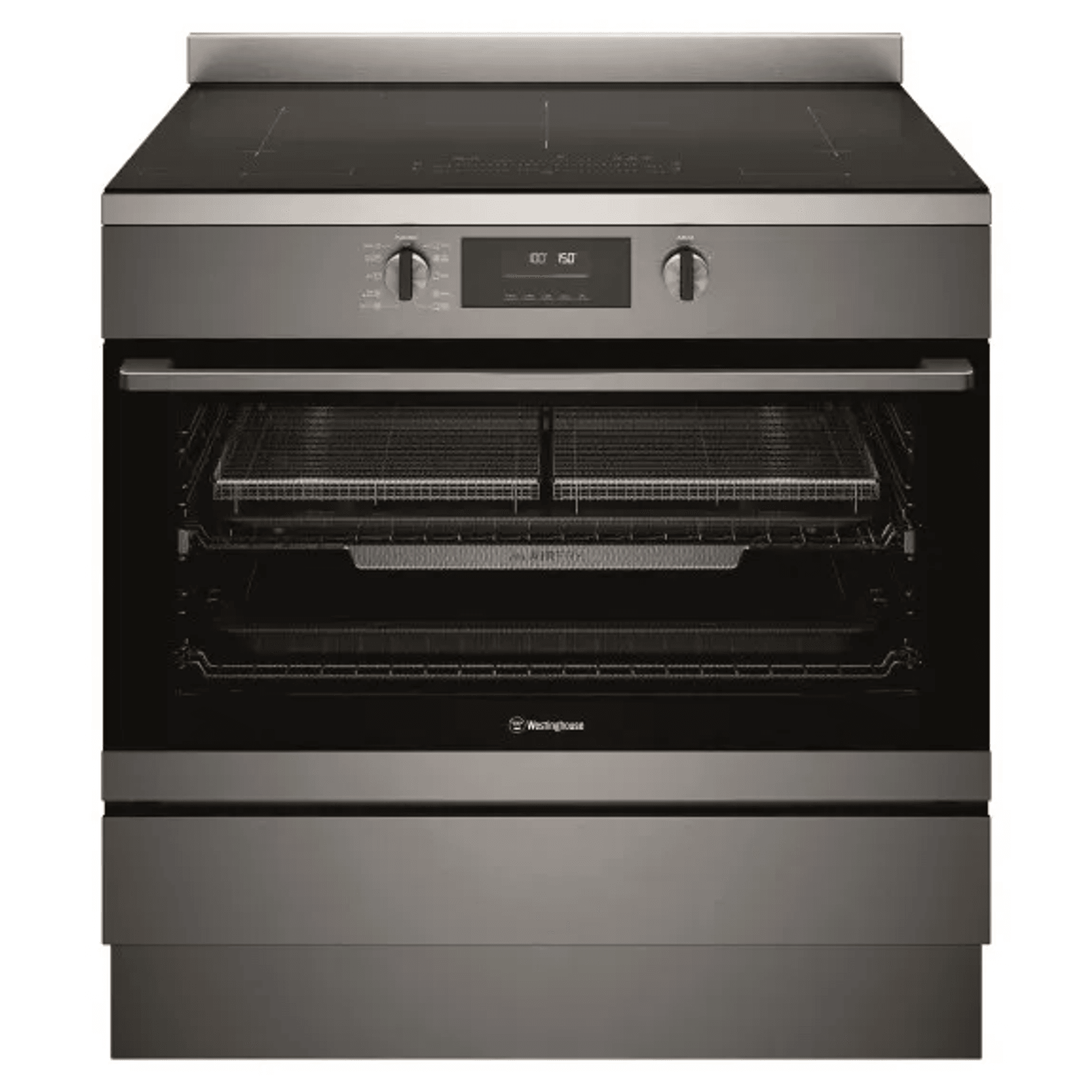 90cm Freestanding Electric Cooker - Dark Stainless Steel gallery detail image