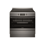 90cm Freestanding Electric Cooker - Dark Stainless Steel gallery detail image