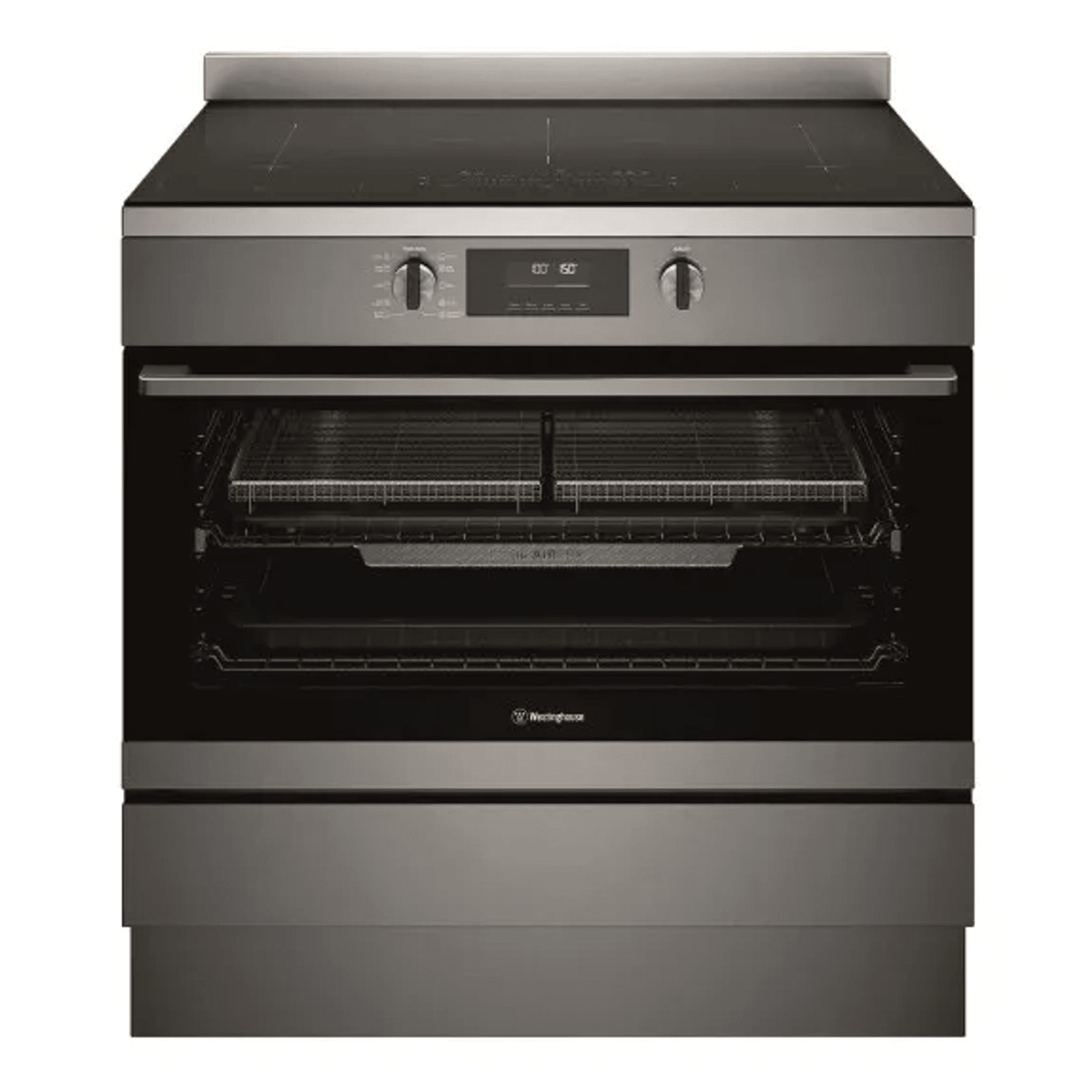 90cm Freestanding Induction Cooker - Dark Stainless Steel gallery detail image