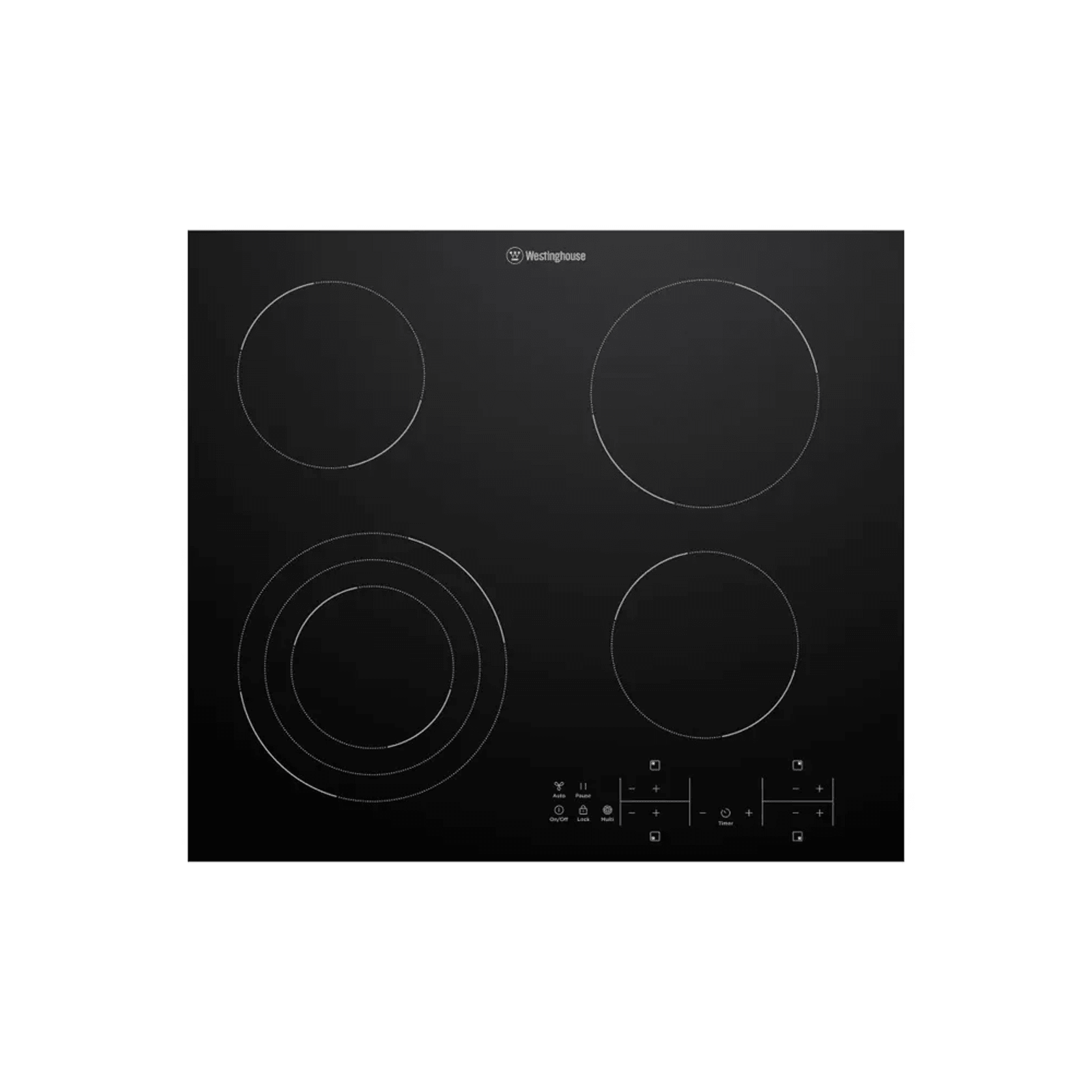 60cm Ceramic Cooktop - Black gallery detail image