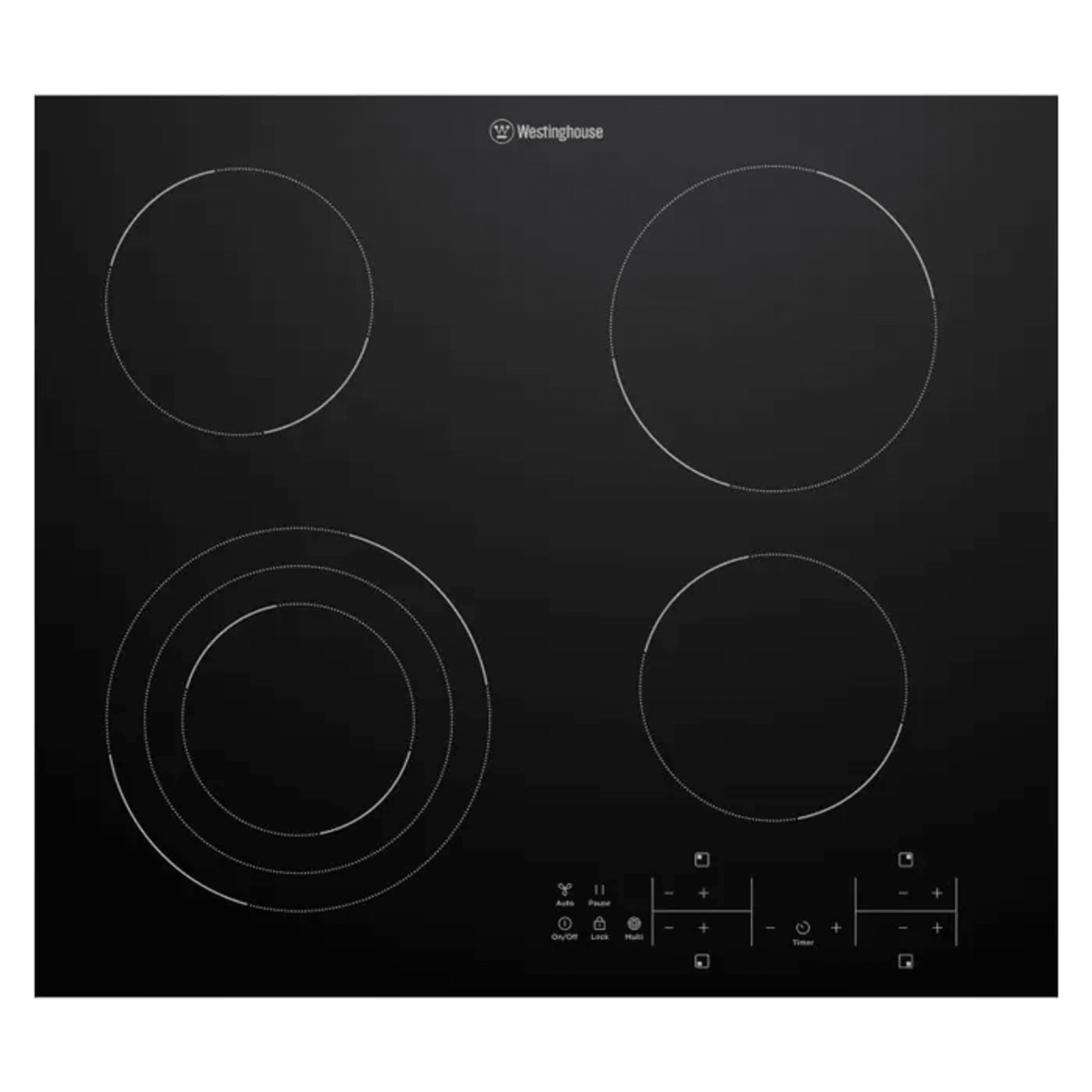 60cm Ceramic Cooktop - Black gallery detail image