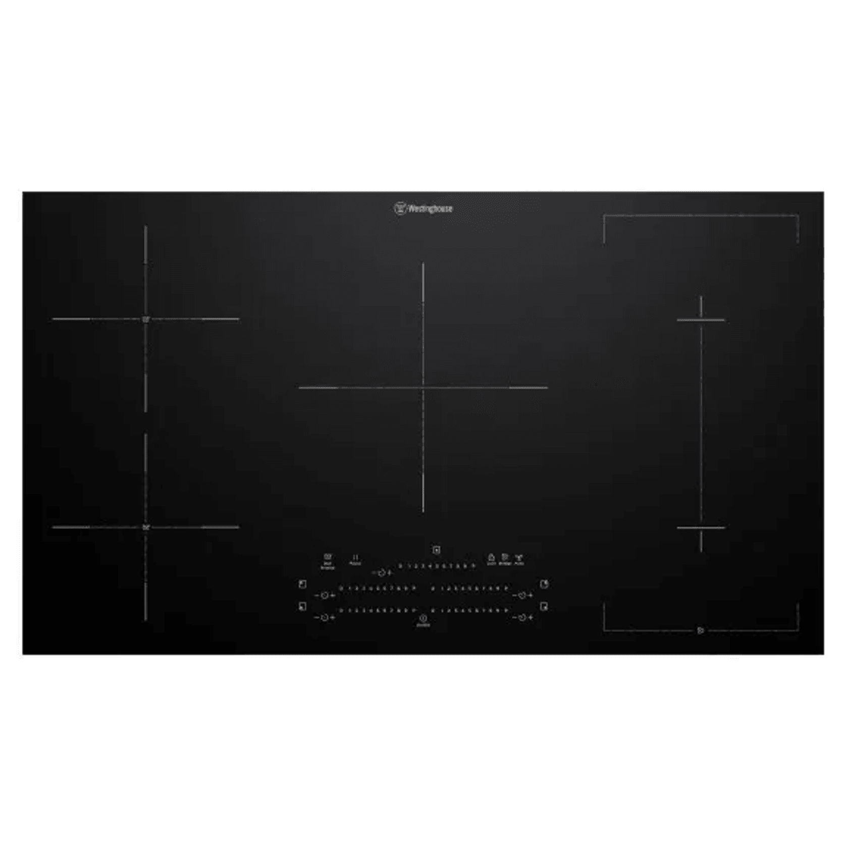 90cm 5 Zone Induction Cootktop - Black gallery detail image