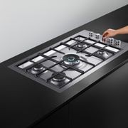 F&P Gas on Steel Cooktop, 90cm, Flush Fit, LPG gallery detail image