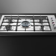 F&P Gas on Steel Cooktop, 90cm, Flush Fit, LPG gallery detail image