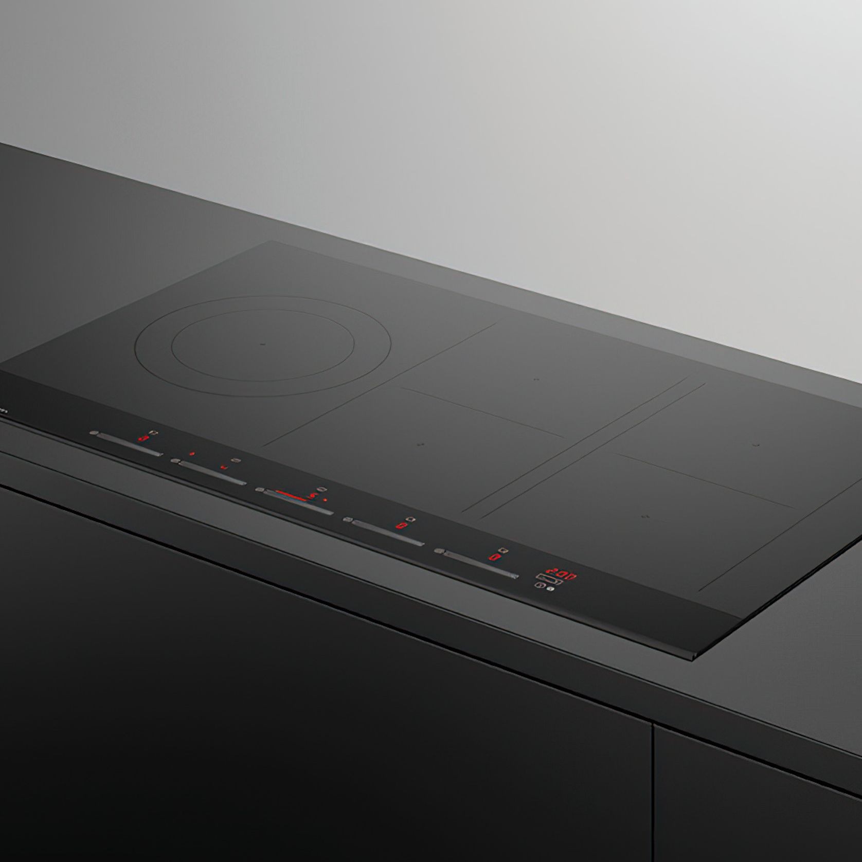 F&P Induction Cooktop, 90cm, 5 Zones W/ SmartZone gallery detail image