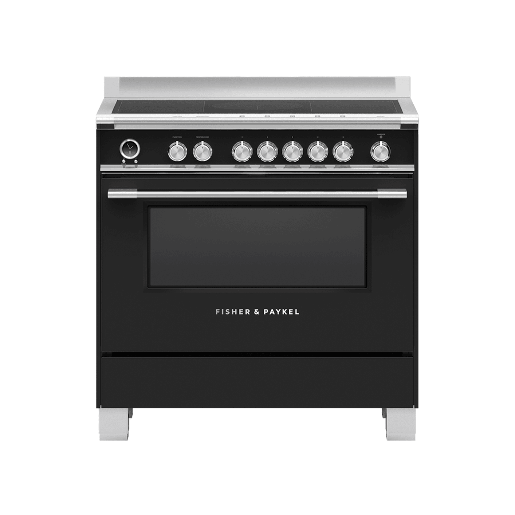 F&P Freestanding Cooker, Induction, 90cm, 5 Zones gallery detail image