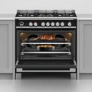 F&P Freestanding Cooker, Dual Fuel, 90cm, 5 Burners gallery detail image