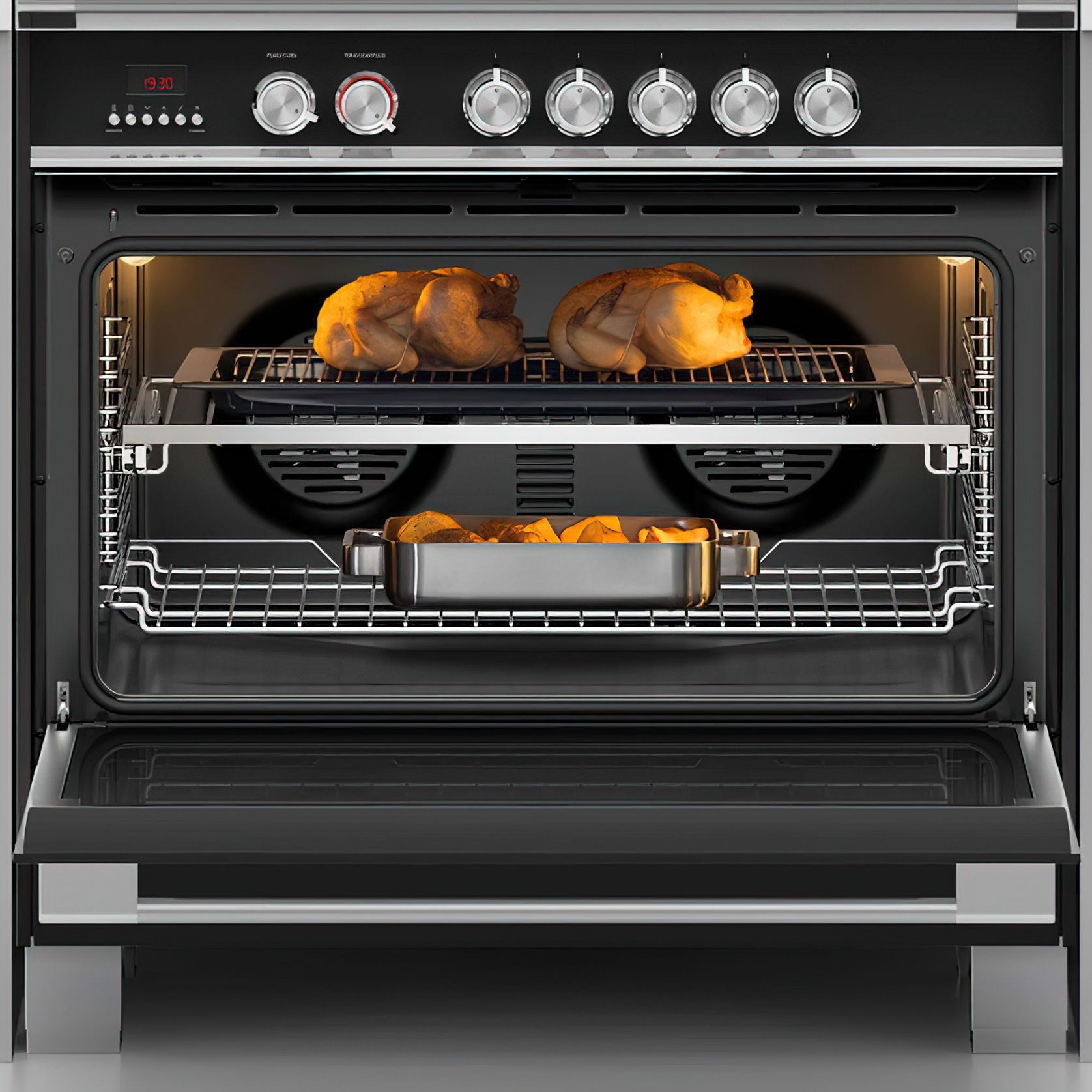 F&P Freestanding Cooker, Induction, 90cm, 5 Zones gallery detail image