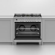 F&P Freestanding Cooker, Dual Fuel, 90cm, 5 Burners gallery detail image