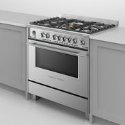 F&P Freestanding Cooker, Dual Fuel, 90cm, 5 Burners gallery detail image