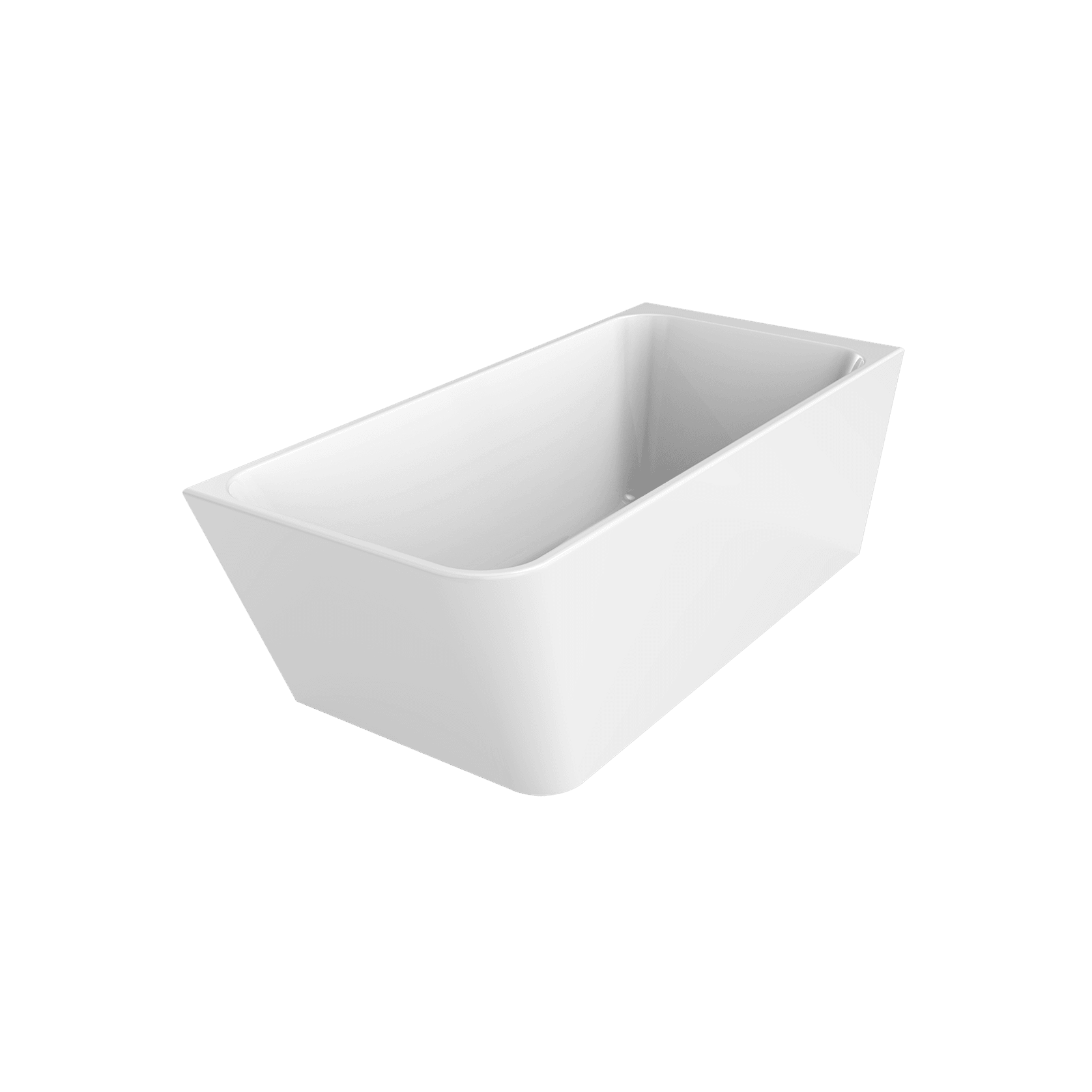 1700mm Tilt Right Hand Corner Bath Gloss White gallery detail image