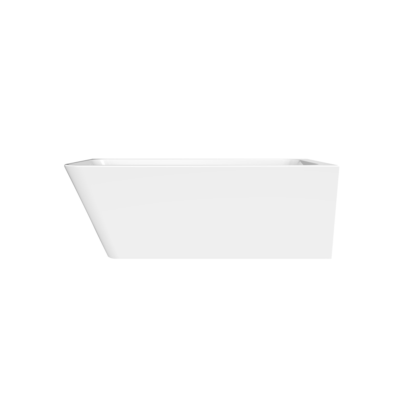 1700mm Tilt Right Hand Corner Bath Gloss White gallery detail image