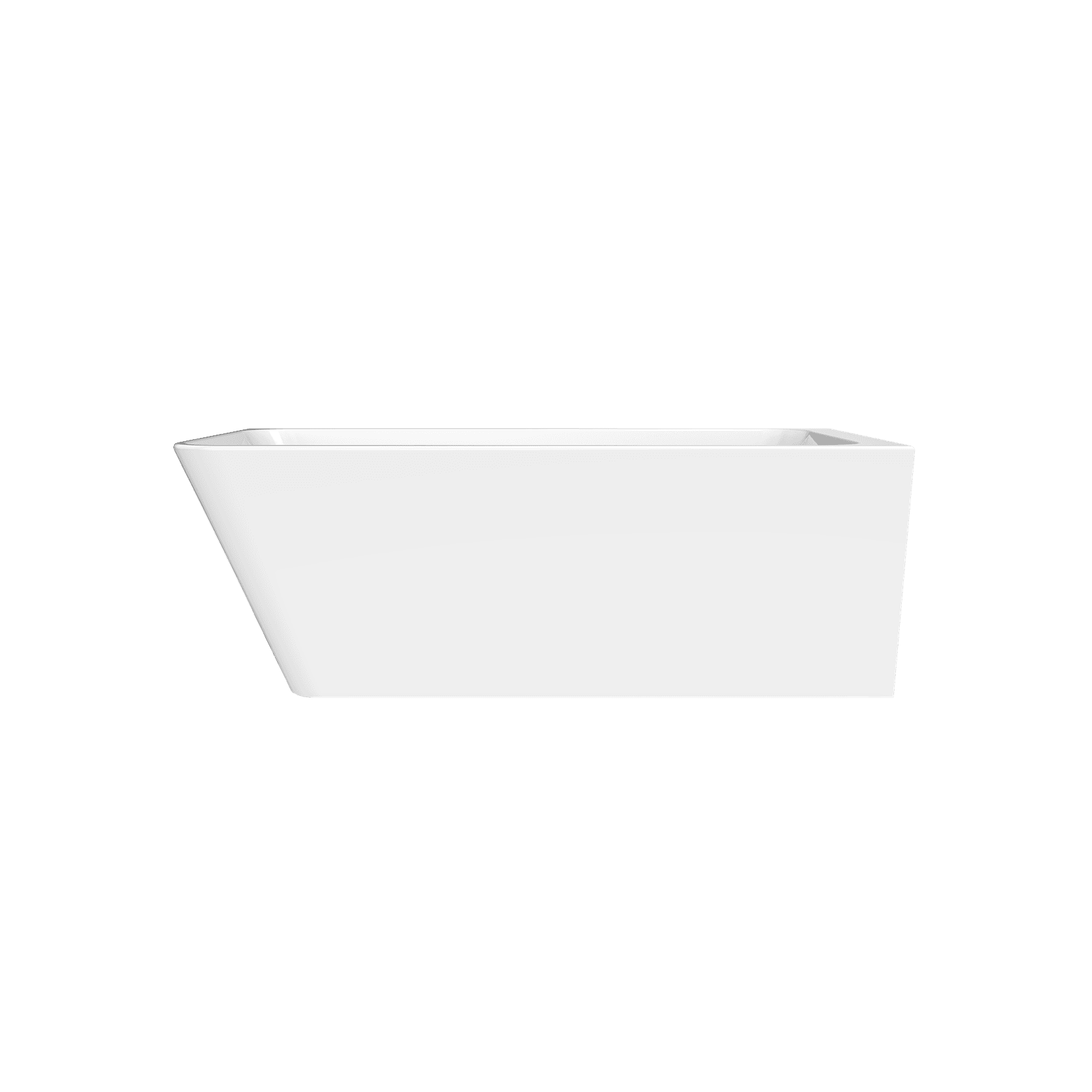 1700mm Tilt Right Hand Corner Bath Gloss White gallery detail image