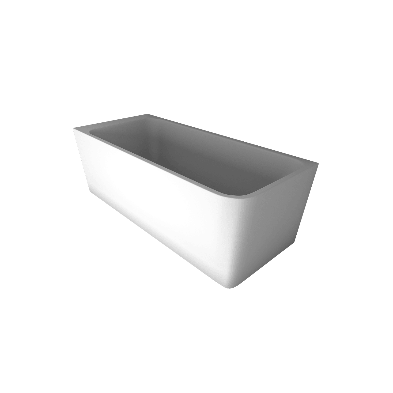 The Smith 1700mm Left Hand Corner Bath Matte White gallery detail image