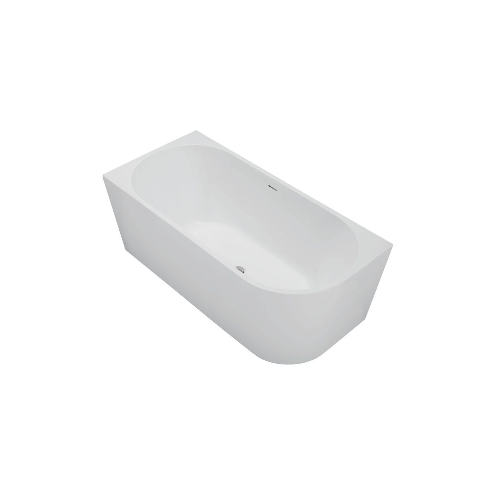 Isabella Acrylic Corner Bath with Overflow gallery detail image
