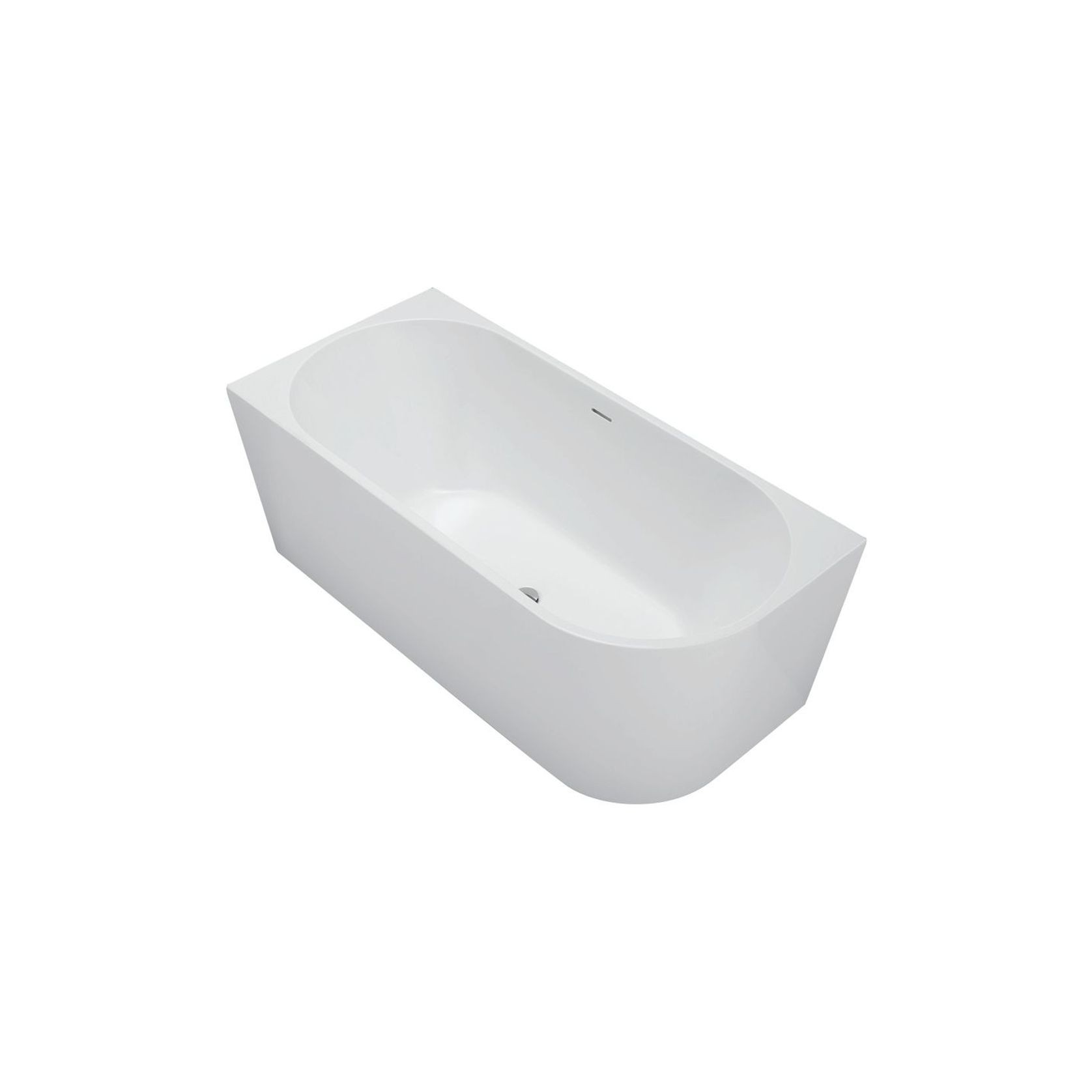Isabella Acrylic Corner Bath with Overflow gallery detail image