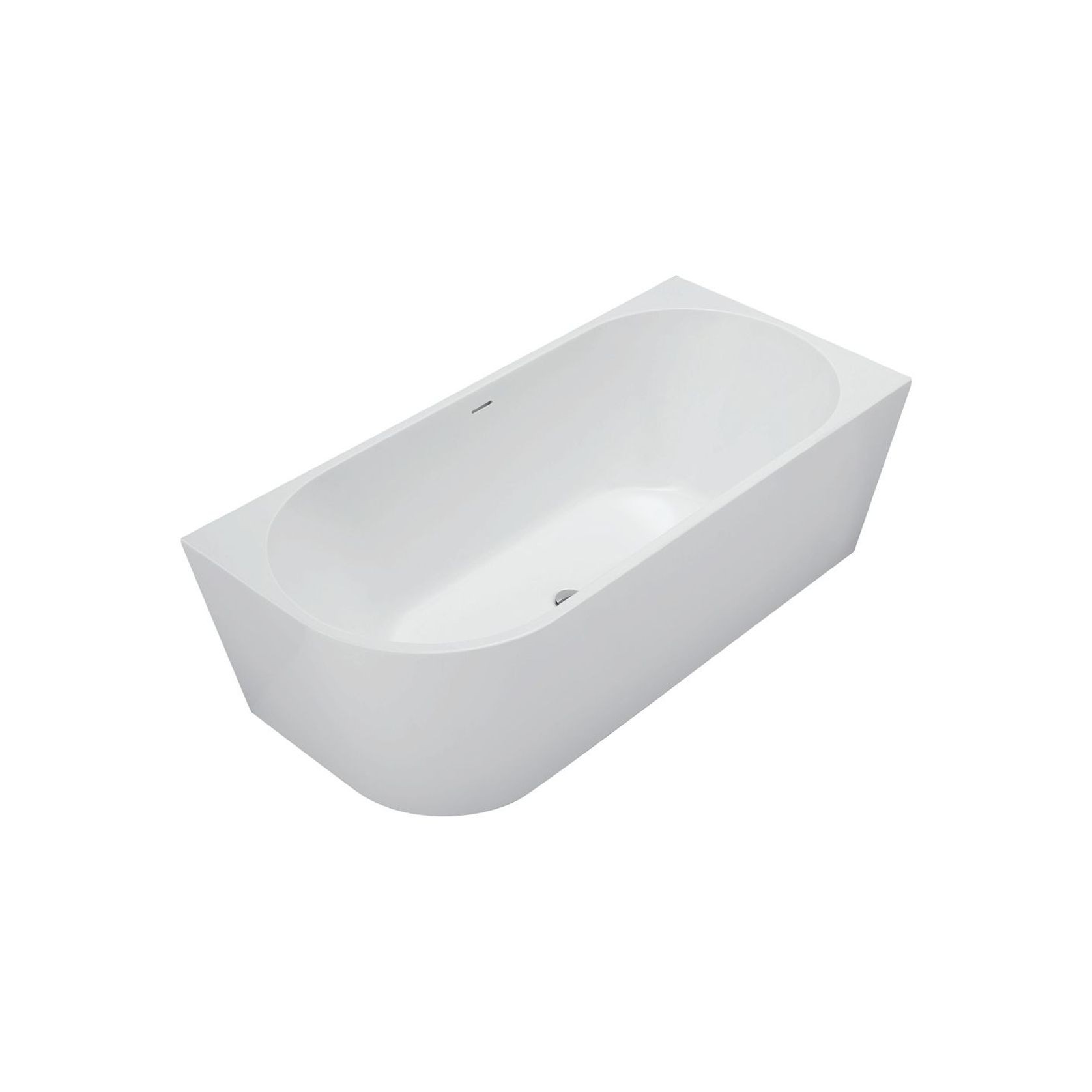 Isabella Acrylic Corner Bath with Overflow gallery detail image