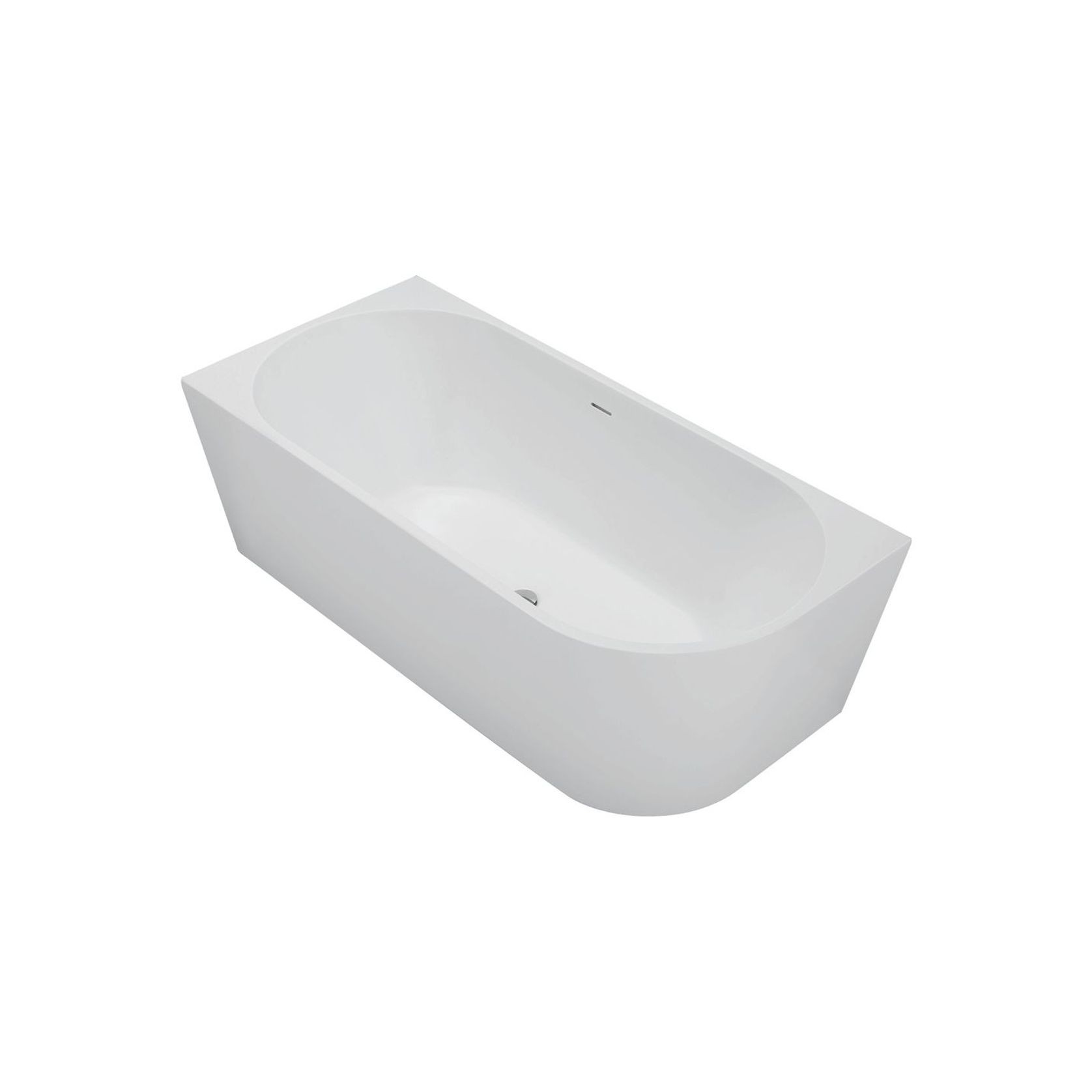 Isabella Acrylic Corner Bath with Overflow gallery detail image
