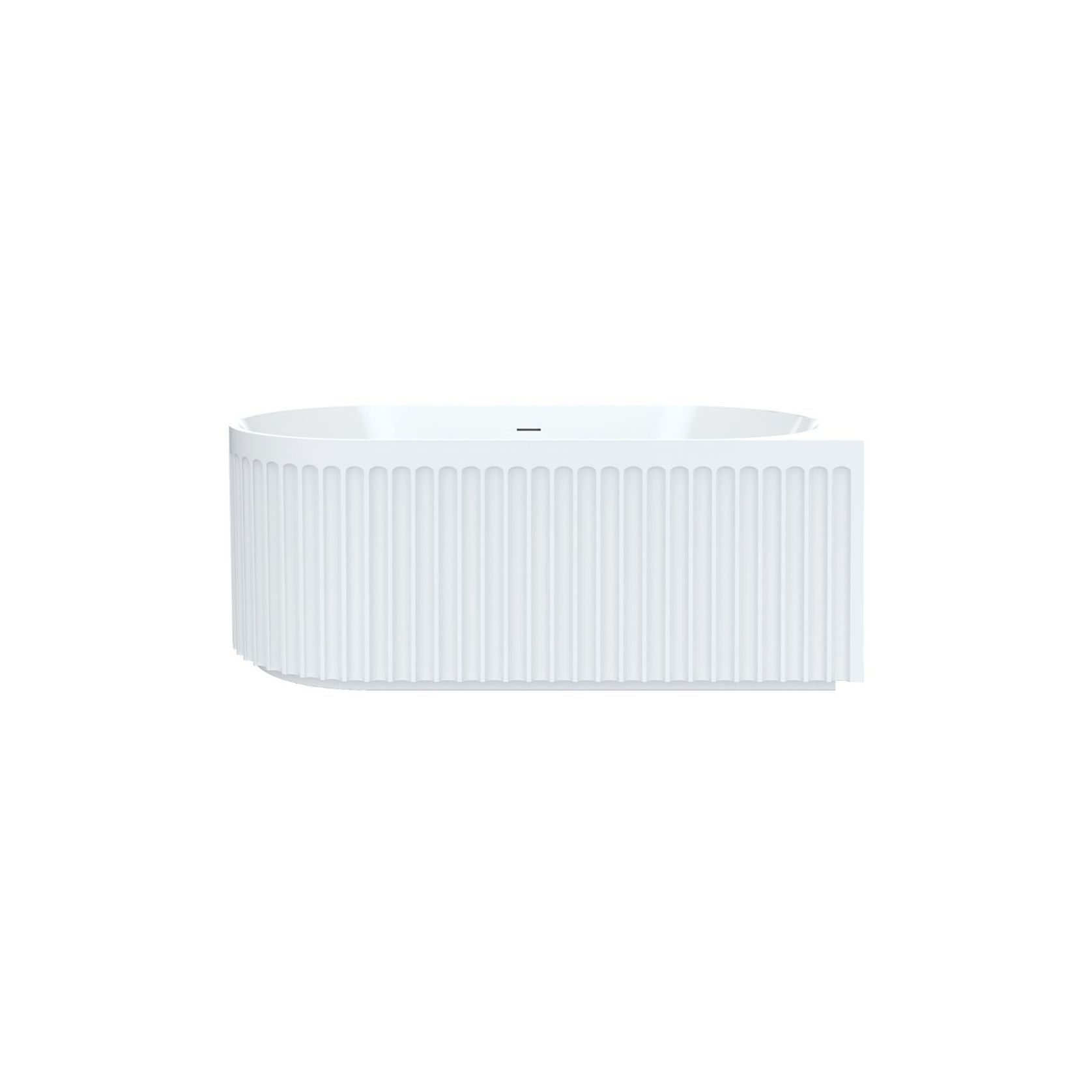Eleanor Fluted Acrylic Corner Bath, 1500mm gallery detail image
