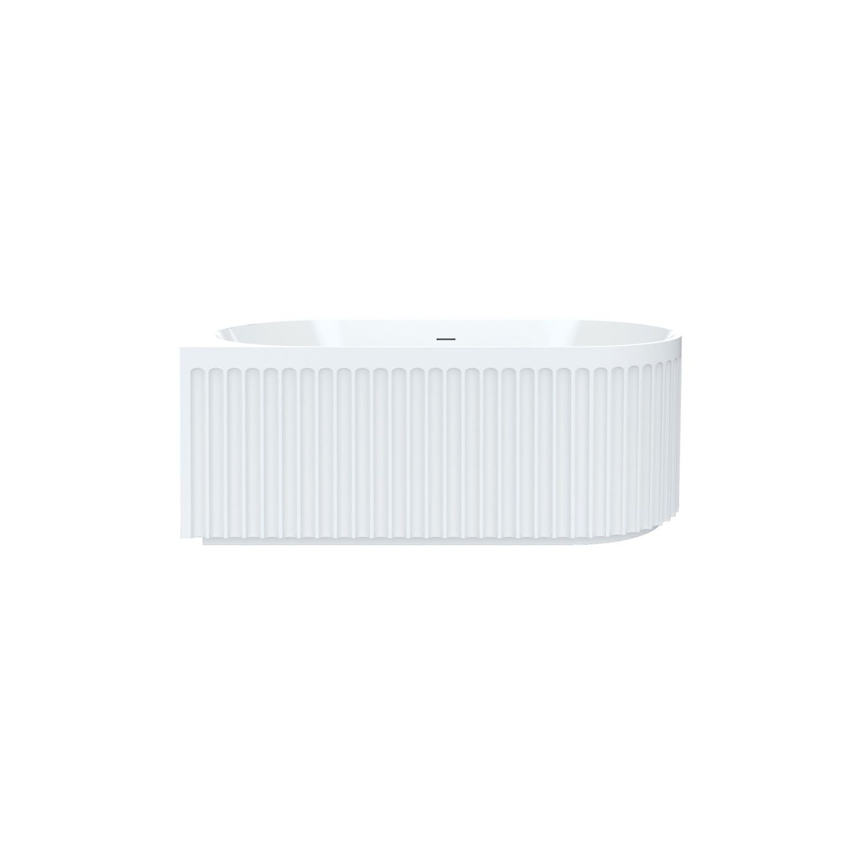 Eleanor Fluted Acrylic Corner Bath, 1500mm gallery detail image
