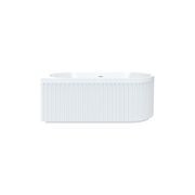 Eleanor Fluted Acrylic Corner Bath, 1500mm gallery detail image