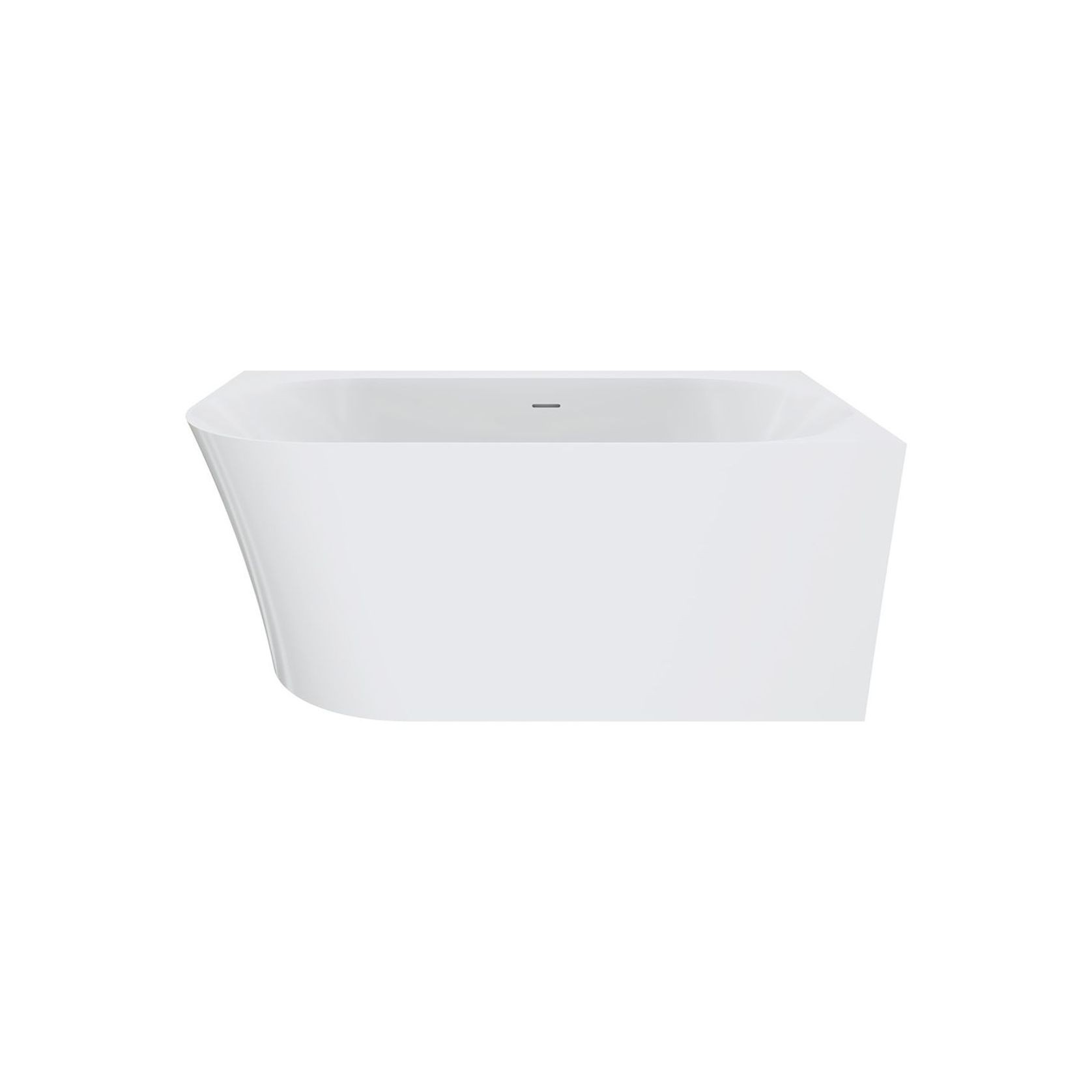 Chloe Acrylic Corner Bath with Overflow, 1400mm gallery detail image