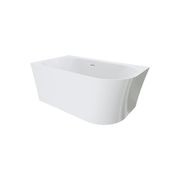Chloe Acrylic Corner Bath with Overflow, 1400mm gallery detail image