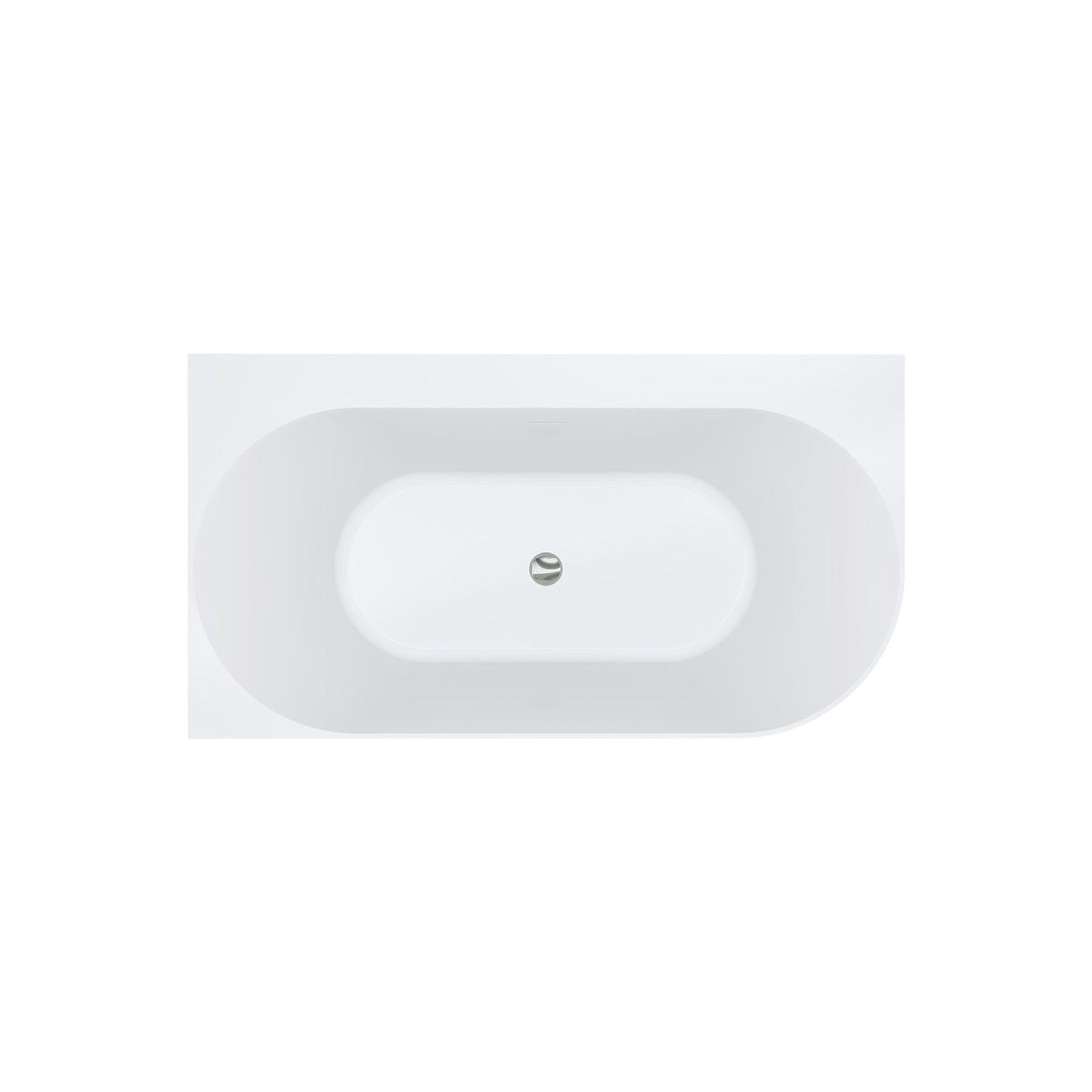 Chloe Acrylic Corner Bath with Overflow, 1400mm gallery detail image