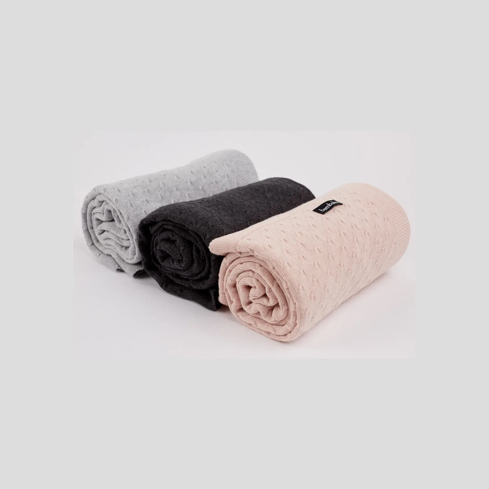 Knot Cotton Baby Cot Blankets gallery detail image