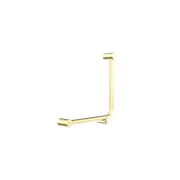 Mecca Care 32mm Ambulant 90 Degree Bent Tube Grab Rail 450X450mm Brushed Gold gallery detail image