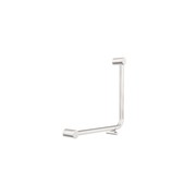 Mecca Care 32mm Ambulant 90 Degree Bent Tube Grab Rail 450X450mm Brushed Nickel gallery detail image