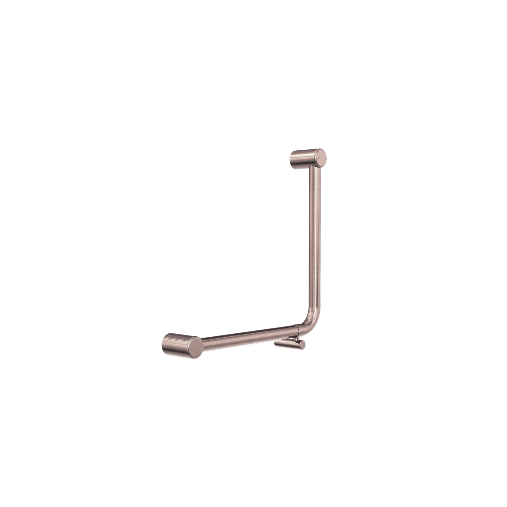 Mecca Care 32mm Ambulant 90 Degree Bent Tube Grab Rail 450X450mm Brushed Bronze gallery detail image