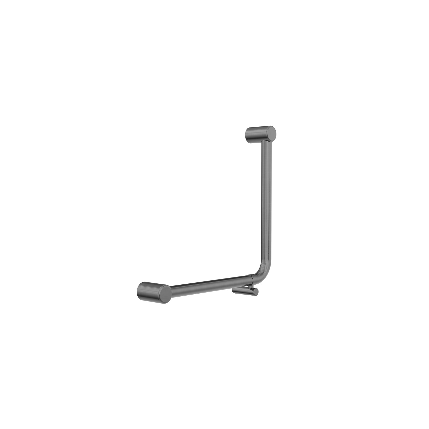 Mecca Care 32mm Ambulant 90 Degree Bent Tube Grab Rail 450X450mm Gun Metal gallery detail image