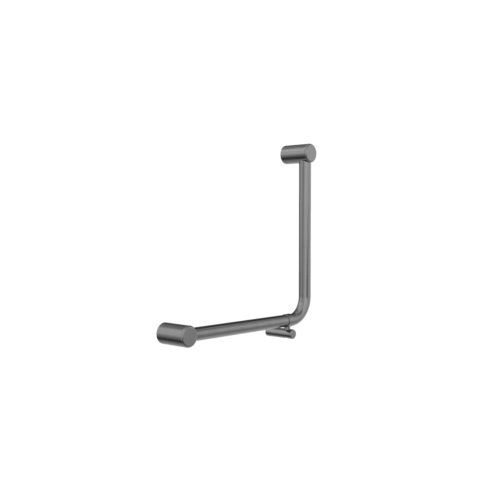 Mecca Care 32mm Ambulant 90 Degree Bent Tube Grab Rail 450X450mm Gun Metal gallery detail image