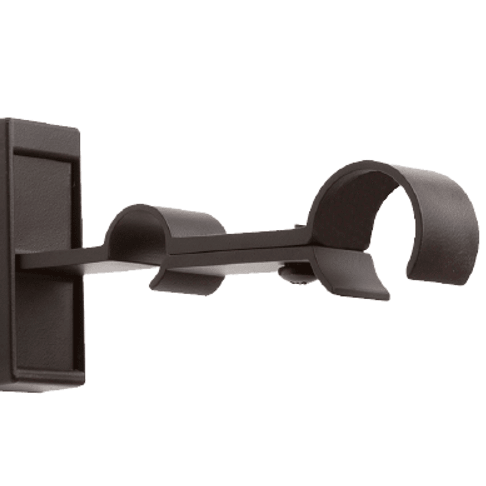 25mm/16mm Double Glide Curtain Bracket Concealed Fixing gallery detail image