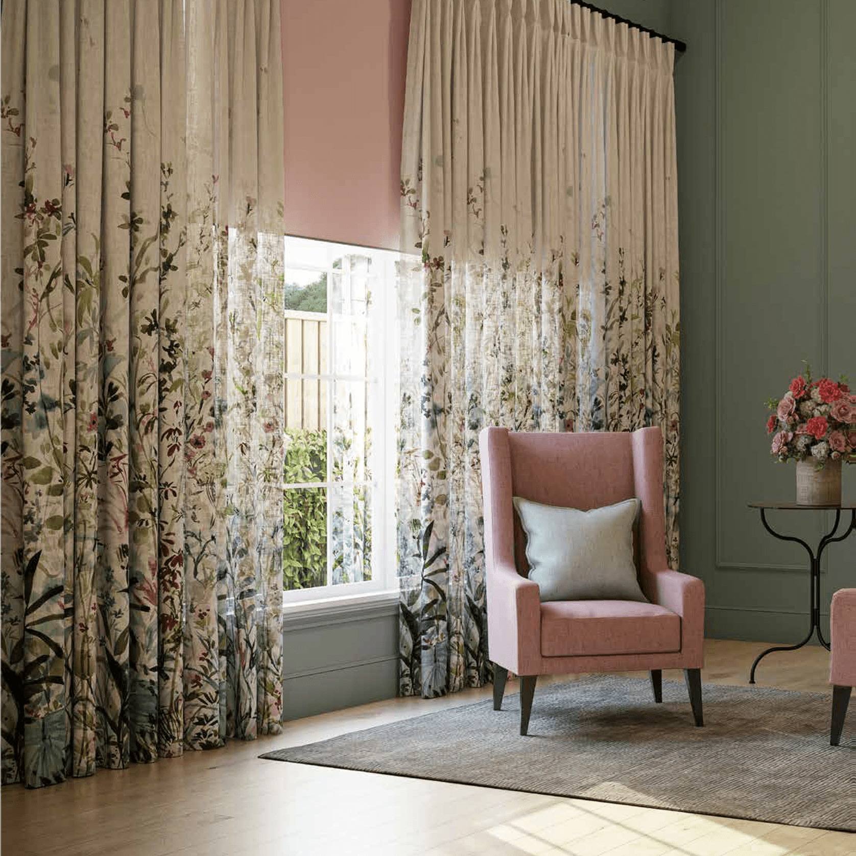 Botanical Sheers Collection | Laura Ashley gallery detail image